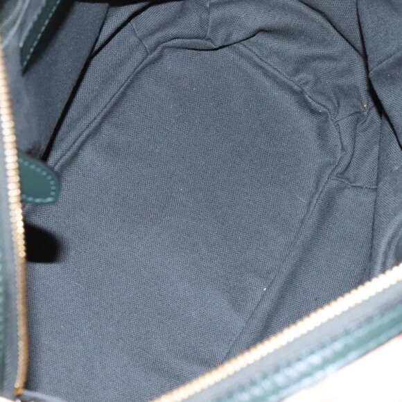 BURBERRY Nova Check Hand Bag PVC Beige Gold Auth - Picture 6 of 16